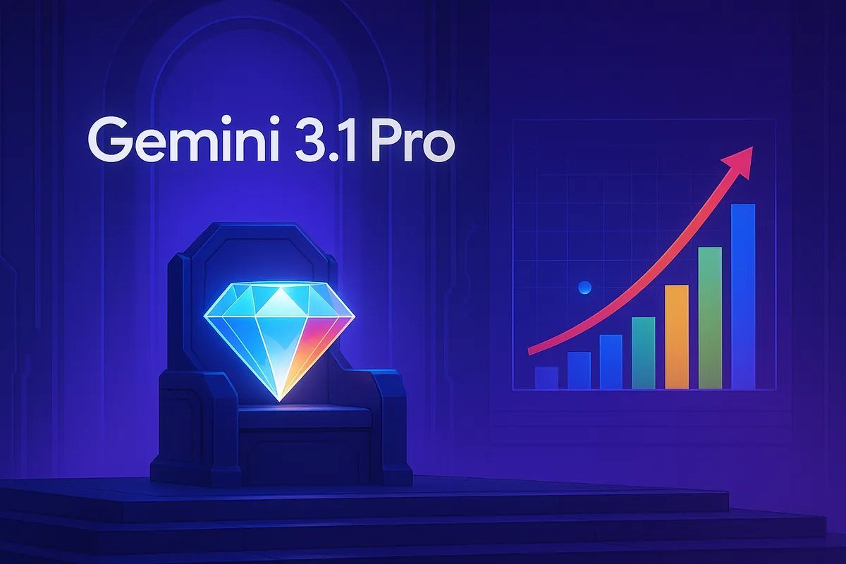 Gemini 3.1 Pro: A Google visszavette az AI tr&oacute;nt